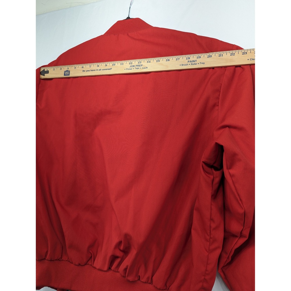 Dunbrooke‎ Mens Red Continental Bomber Jacket Roseburg Forest Products XL USA - Picture 7 of 10
